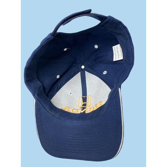 Honda Hat Cap Adults OSFA Blue Strap Back‎ Adjustable Embroidered Logo Mens - Picture 6 of 9